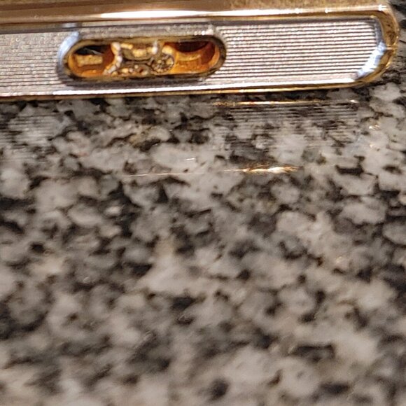 Celine Tie Clip Silver 925 stamped / Gold Plated - Picture 10 of 16
